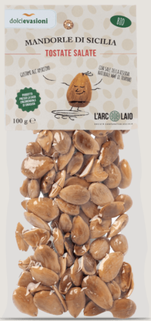 Mandorle tostate salate 100g