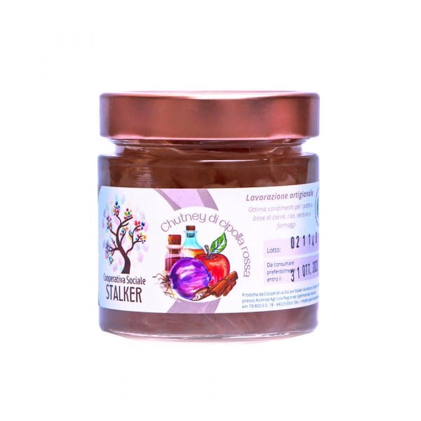 Chutney di cipolla ramata - 240 gr