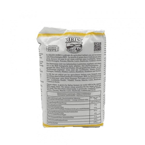 Semola di Grano Duro Bio - 1 kg