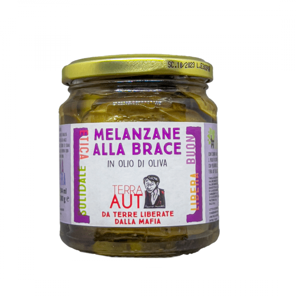 Melanzane alla brace sott'olio - 280 gr